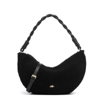 Abro Shearling Moon Shoulder bag black
