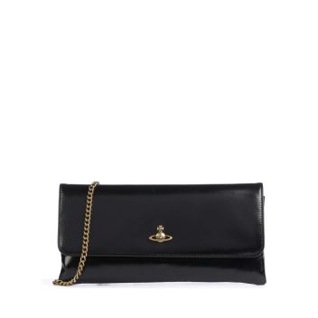 Vivienne Westwood Shiny Crossbody bag black