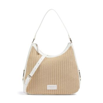 Twinset Grace Hobo bag nature/white