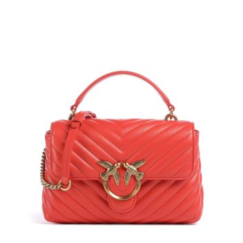 Pinko Love Lady Puff Mini Crossbody bag orange