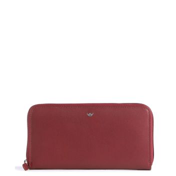 Golden Head Polo RFID Wallet dark red