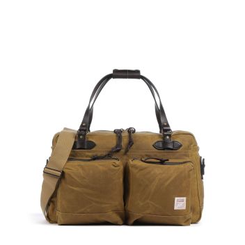 Filson Oil Finish Tin Cloth 24HR Duffle Weekend bag tan