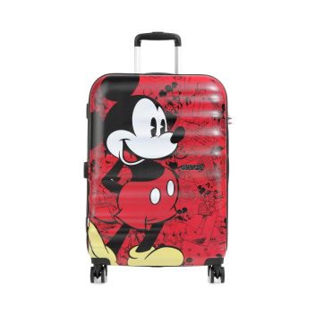 American Tourister Wavebreaker Disney Spinner (4 wheels) red