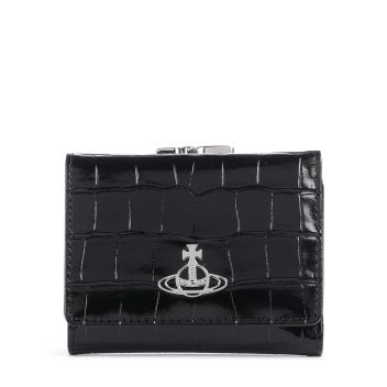 Vivienne Westwood Embossed Croc Wallet black