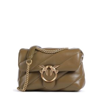 Pinko Love Puff Mini Shoulder bag olive-green