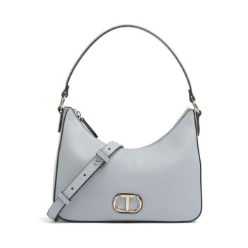 Twinset Saffiano Hobo bag blue-grey