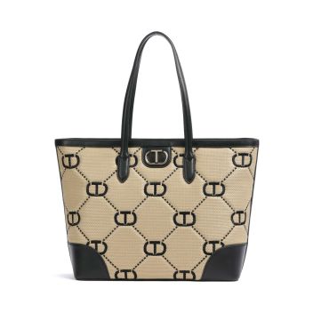 Twinset Palermo Tote bag black/beige
