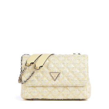 Guess Giully Shoulder bag yellow/white
