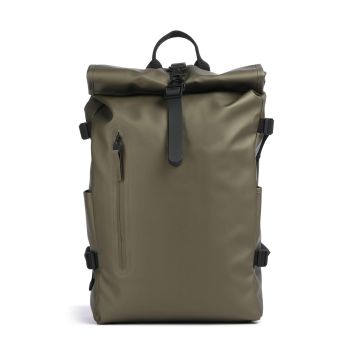 Rains Large Rolltop backpack olive-green