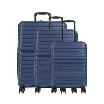 Travelite Trient Suitcase set (4 wheels) blue