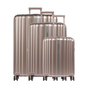 Travelite Paros Suitcase set (4 wheels) antique pink