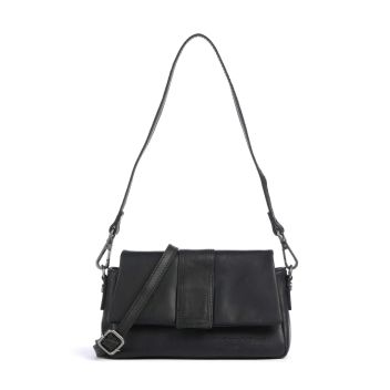 The Chesterfield Brand Wax Pull Up Cow Clifden Shoulder bag black