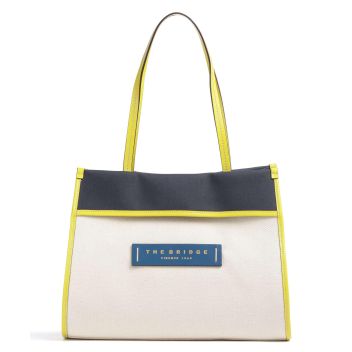 The Bridge Elisa Tote bag beige/blue