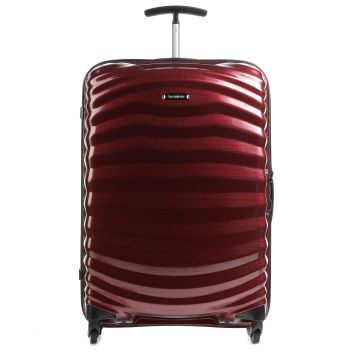 Samsonite Lite-Shock Spinner (4 wheels) dark red