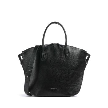 Coccinelle Flare Shiny Goat Handbag black