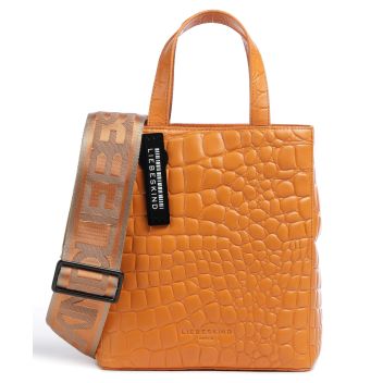 Liebeskind Paper Bag Waxy Croco S Handbag orange