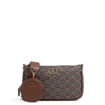 Twinset Floral T Crossbody bag brown