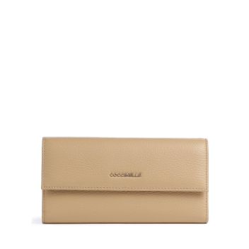Coccinelle Metallic Soft Wallet beige