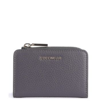 Coccinelle Metallic Soft Wallet dark grey