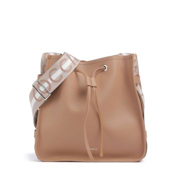 Coccinelle Raquel Bucket bag light brown