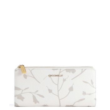 Coccinelle Metallic Shadow Print Wallet white