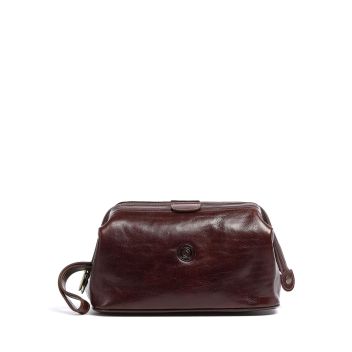 Giudi Toiletry bag red brown