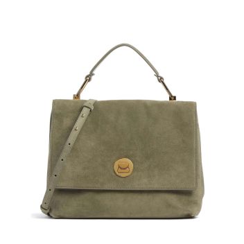 Coccinelle Liya Suede Handbag green