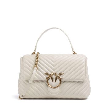 Pinko Love Lady Puff Big Handbag ivory