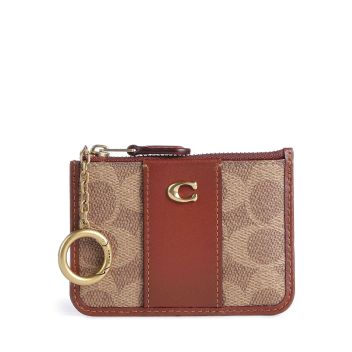 Coach Credit card holder tan