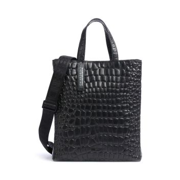 Liebeskind Paper Bag Croco Handbag black