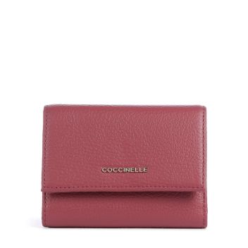 Coccinelle Metallic Soft Wallet antique pink
