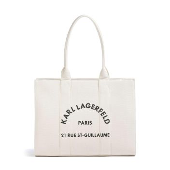 Karl Lagerfeld K/Rue St Guillaume Tote bag ivory