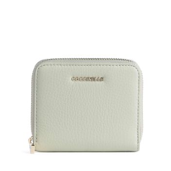 Coccinelle Metallic Soft Wallet mint green