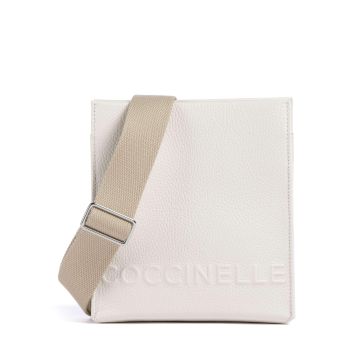 Coccinelle Myrtha Maxi Logo Crossbody bag white