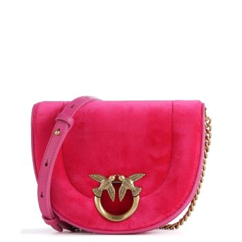 Pinko Love Round Click Mini Crossbody bag pink