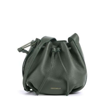 Coccinelle Malory Bucket bag dark green