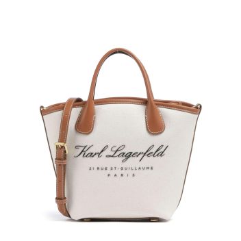 Karl Lagerfeld Hotel Karl Small Crossbody bag beige/brown