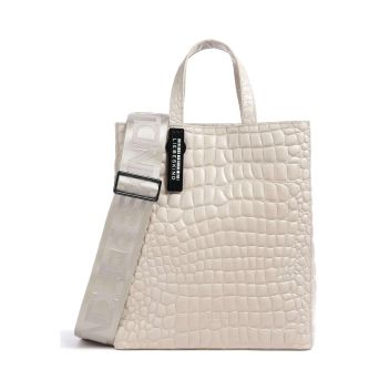 Liebeskind Paper Bag Waxy Croco M Handbag beige