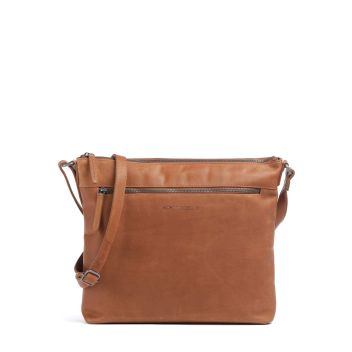The Chesterfield Brand Cow Wax Pull Up Cartagena Crossbody bag cognac