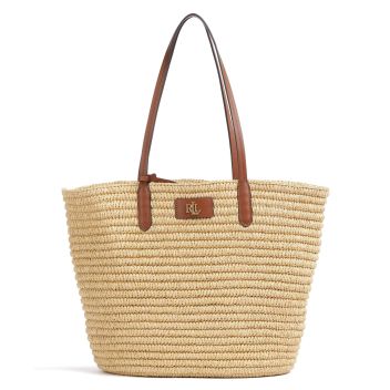 Lauren Ralph Lauren Brie 31 Straw Tote bag nature