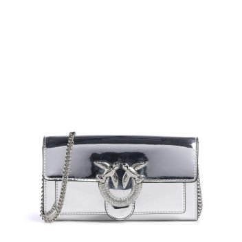 Pinko Love One Crossbody bag silver