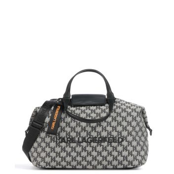 Karl Lagerfeld K/Monogram Weekend bag beige/grey