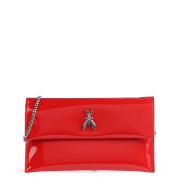 Patrizia Pepe Fly Glossy Crossbody bag red