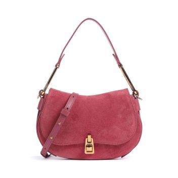 Coccinelle Magie Suede Shoulder bag antique pink