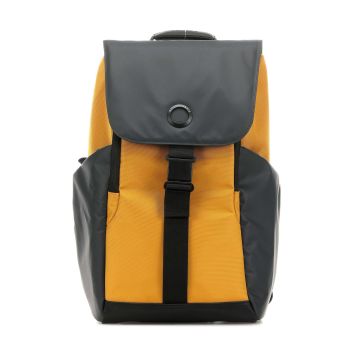 Delsey Paris Securflap Backpack grey/yellow