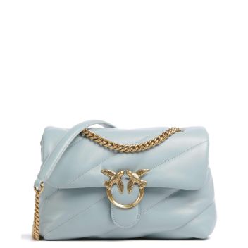 Pinko Love Puff Classic Shoulder bag blue-grey