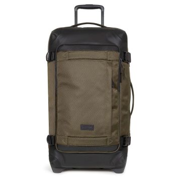 Eastpak Cnnct Tranverz M Travel bag with wheels olive-green