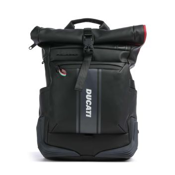 Piquadro Corner Special Ducati Rolltop backpack black