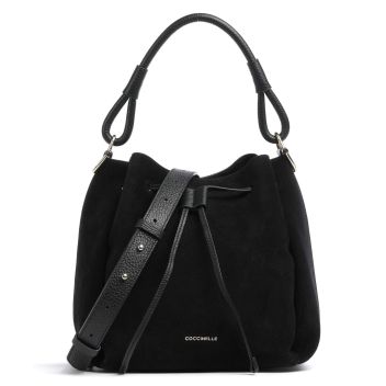 Coccinelle Eclyps Suede Bucket bag black