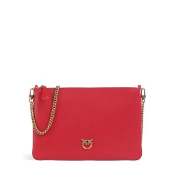 Pinko Flat Classic Crossbody bag red